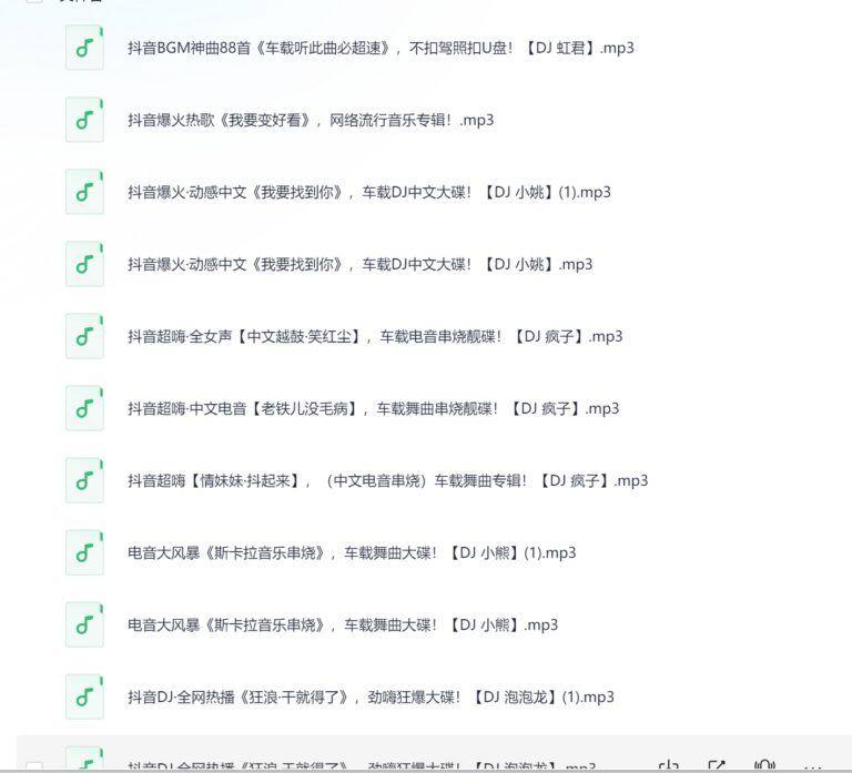 PixPin 2026 02 04 22 52 00 2 1024x929 - 三百余首车载音乐DJ串烧劲爆歌曲大合集,首首洗脑【MP3】【50.8GB】