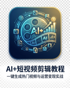 AI+短视频剪辑教程:一键生成热门视频与运营变现实战