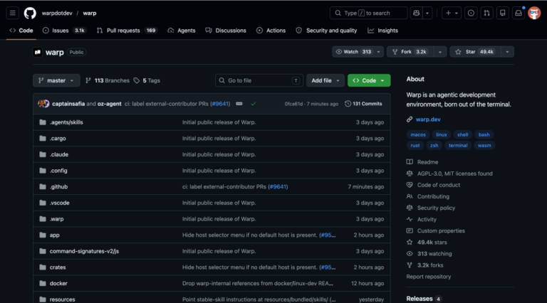 GitHub 上狂揽 4.6 万 Star!这款 AI 终端神器终于开源了。