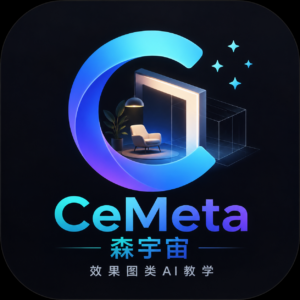 CeMeta森宇宙效果图类AI教学,打造专业级AI视觉作品