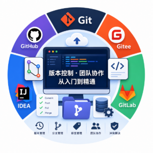 保姆级教学 git gitlab github gitee idea集成,手把手教会你