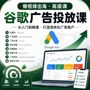 橄榄绿出海·谷歌广告投放课（高级课） 配图