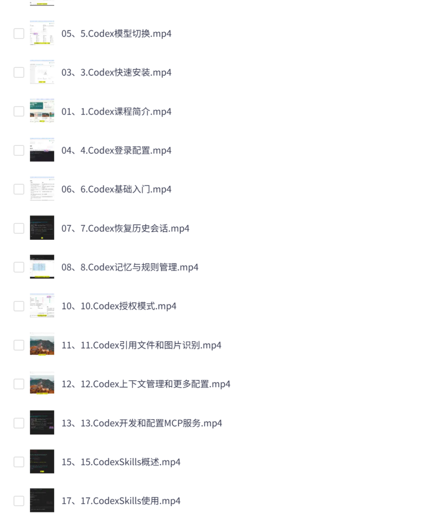 Codex AI编程实战课