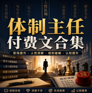 体制主任付费文合集 配图