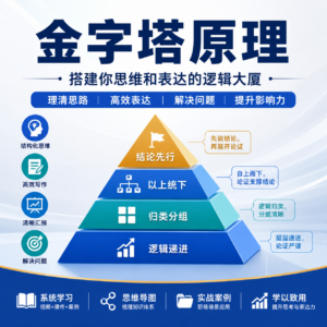学习金字塔原理,搭建你思维和表达的逻辑大厦 配图