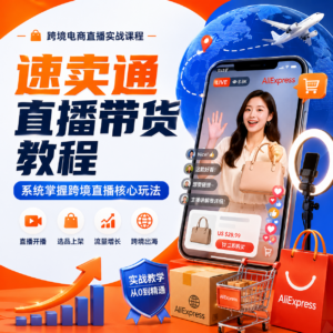 速卖通直播带货教程,系统掌握跨境直播核心玩法 配图
