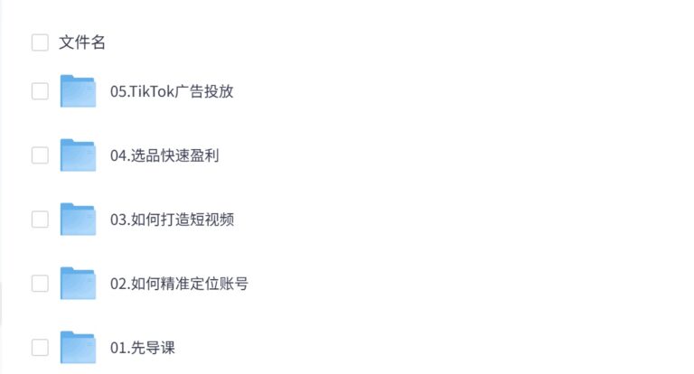 TikTok起航赋能系列视频课程，TikTok流量变现，付费流量+免费流量+行业认知+TK选品