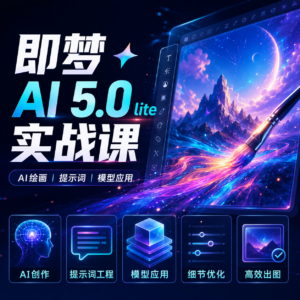 即梦AI 5.0 lite实战课 配图