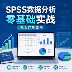 SPSS数据分析零基础实战课程（完结） 配图