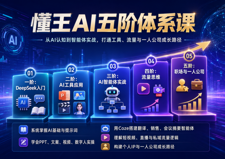 懂王AI五阶体系课程