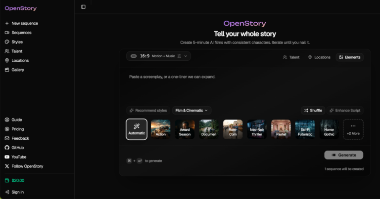 这个开源项目 OpenStory,把 AI 短剧制作变成了一条可复制的工业流水线!