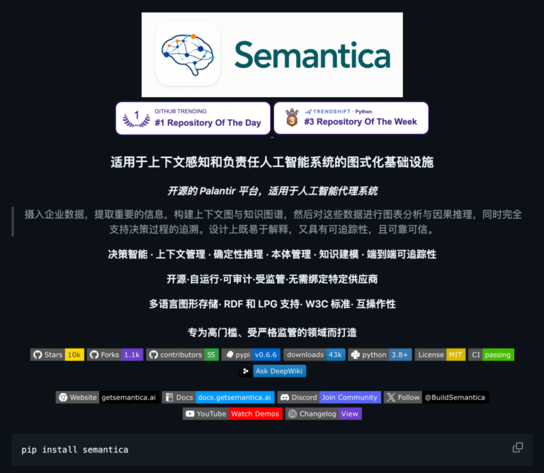 一周没逛 GitHub 不要紧，这 TOP 10 的热门开源项目整理好了。