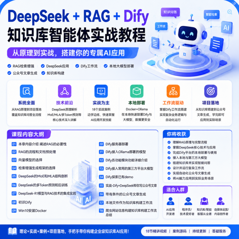 DeepSeek dify ollama三剑客 从理论到实战xn