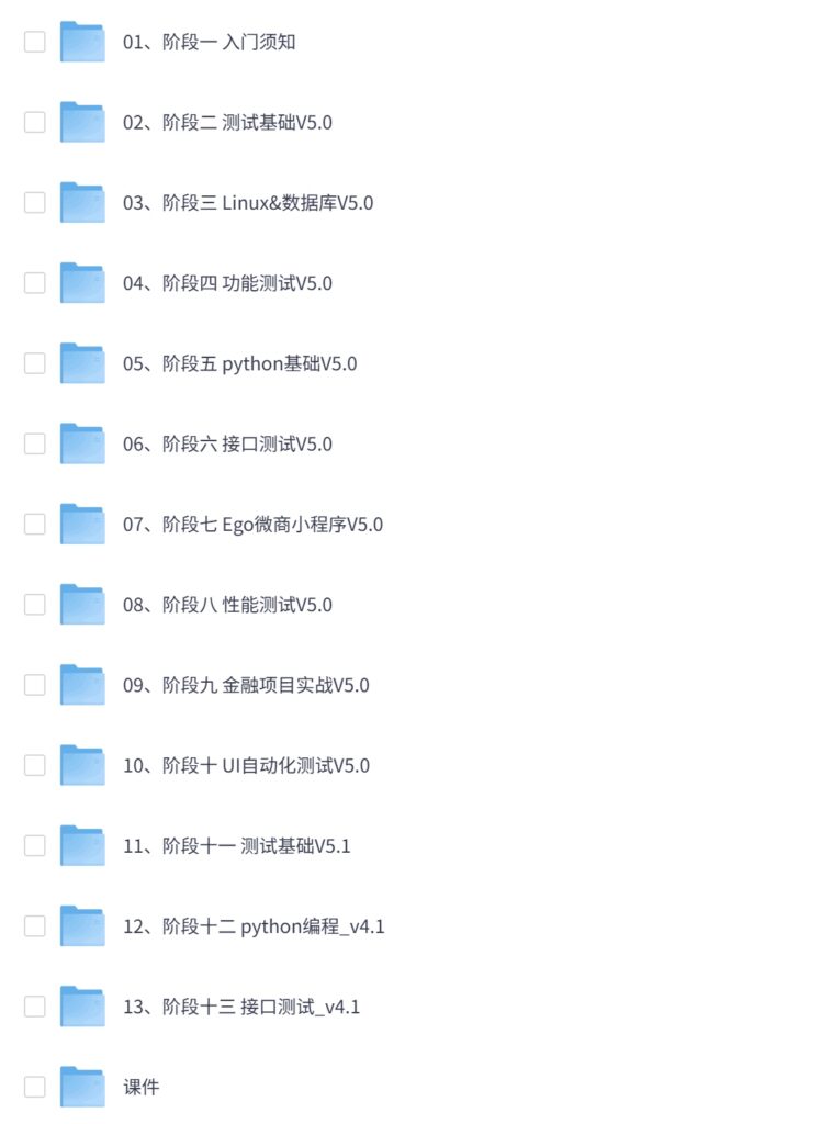 【黑马程序员】软件测试 V5.0 – 带源码课