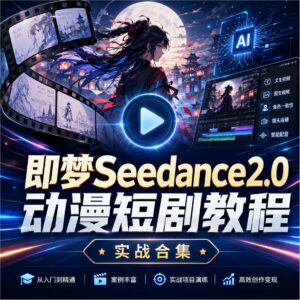即梦Seedance2.0动漫短剧视频教程 大合集 配图