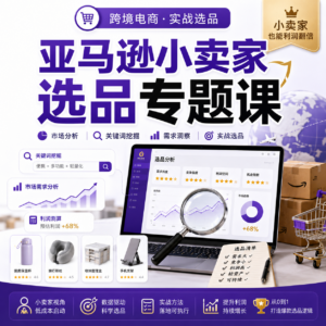 亚马逊小卖家选品专题课 配图