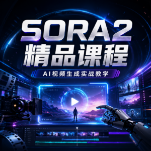 SORA2 精品课程 ，国外大神手把手教你核心技术 配图