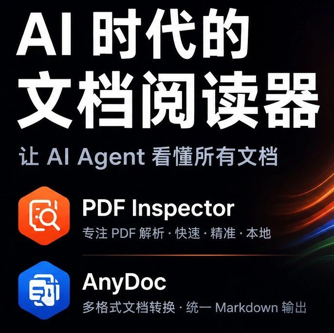 两个开源工具,把 PDF、Word、Excel 等格式变成 Markdown