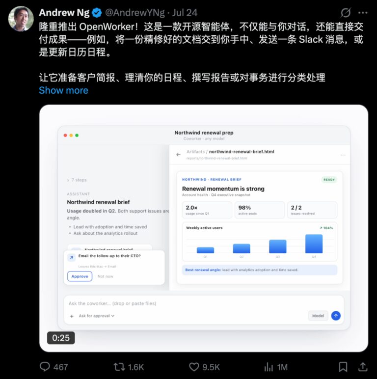 吴恩达最新开源 AI 同事，在Github爆火了！