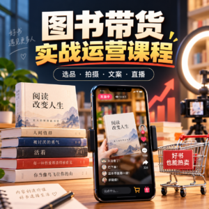 精装图书带货系统大课,从零开始全流程实操教学 配图