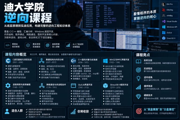 🔥 迪大学院逆向课程