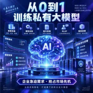 从0到1训练私有大模型 ,企业急迫需求 ,抢占市场先机 配图