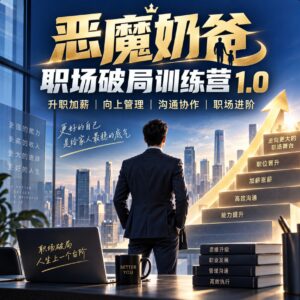 恶魔奶爸职场破局训练营1.0,让你在职场上如鱼得水 配图