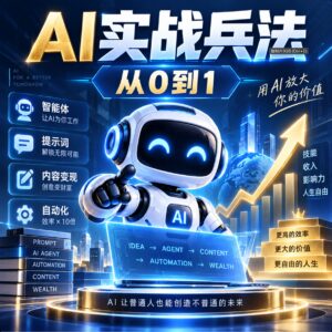 AI实战兵法 从0到1: 掌握智能体思维与财富跃迁指南 配图