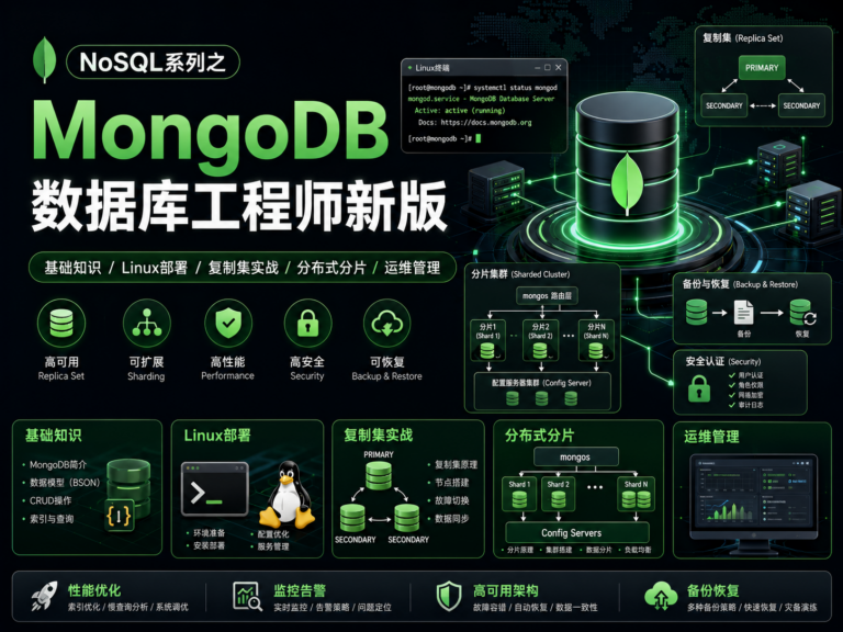 NoSQL系列之MongoDB数据库工程师新版