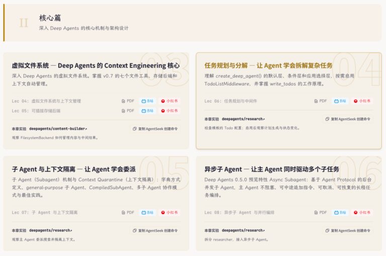 《Deep Agents实战》项目正式发布，一起走向生产级Agent！