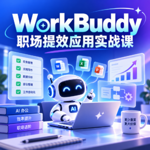 WorkBuddy 职场提效应用实战课 配图