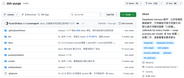 8K Star！一个被裁程序员的开源插件，凭什么登顶 DeepSeek Harness 插件榜前三？