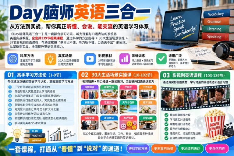 Day脑师英语三合一
