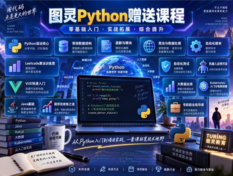图灵Python赠送课