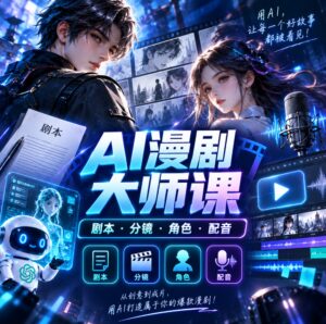 零基础 AI 漫剧智能量产创作营 配图