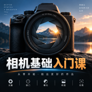相机基础入门课,光圈快门曝光度一节课全讲透 配图